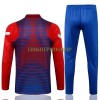 FC Barcelona Sweatshirts Anzüge Suit Quarter-zip 2021-22 Blau Rote Für Herren